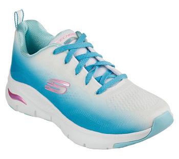 Blue Skechers Arch Fit - Vibrant Step | 4673E_USA