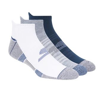 Blue Skechers Extended Size Low Cut - 3 Pack | 2187P_USA
