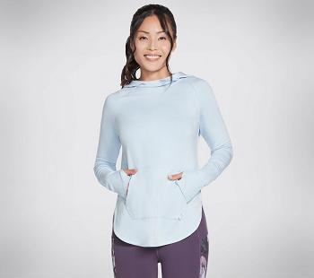 Blue Skechers GO LOUNGE Awakened Hoodie | 4272L_USA