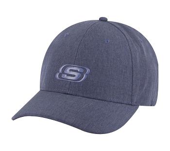 Blue Skechers Sport Heather Fitted | 14870_USA