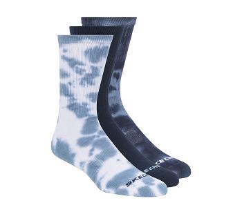 Blue Skechers Tie-Dye Crew - 3 Pack | 2112L_USA