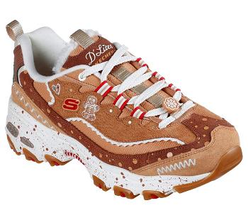 Brown / Brown Skechers D'Lites - Gingerbread | 49734_USA