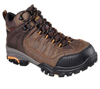 Brown / Orange Skechers Work: Delleker - Lakehead ST | 2557X_USA