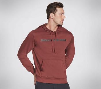 Brown Skechers Apparel Heritage Pullover Hoodie | 2625Q_USA