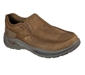 Brown Skechers Arch Fit - Hust | 2032W_USA