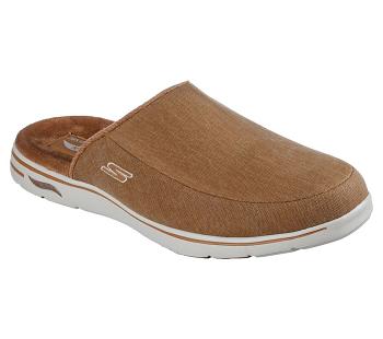 Brown Skechers Arch Fit Lounge | 6833G_USA