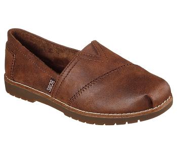 Brown Skechers BOBS Chill Lugs - Urban Spell | 64790_USA