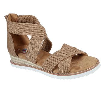 Brown Skechers BOBS Desert Kiss - Desert Nights | 52010_USA