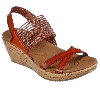 Brown Skechers Beverlee - Boho Glow | 32510_USA