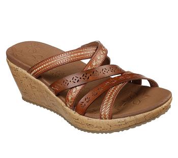 Brown Skechers Beverlee - Tiger Posse Sandal | 3301Q_USA