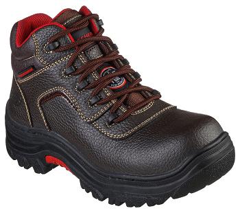 Brown Skechers Burgin - Coralrow Comp Toe | 6296W_USA