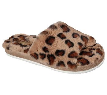 Brown Skechers Cozy Slide - Wild Night | 6405X_USA