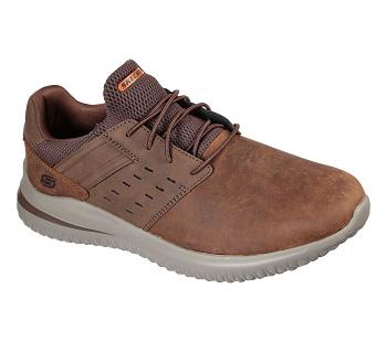 Brown Skechers Delson 3.0 - Ezra | 7275G_USA