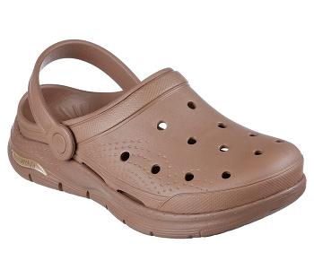 Brown Skechers Foamies: Arch Fit - It's A Fit | 52790_USA