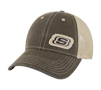 Brown Skechers Frayed S Trucker | 13893_USA