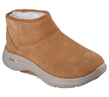 Brown Skechers GO WALK Arch Fit - Cute N Cozy | 12270_USA