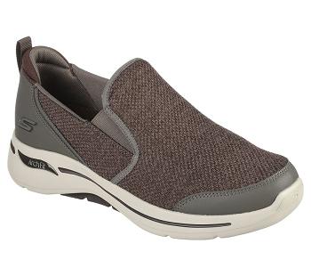 Brown Skechers GO WALK Arch Fit - Goodman | 7750K_USA
