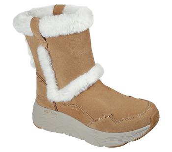 Brown Skechers Max Cushioning - Bear Hug | 1366L_USA