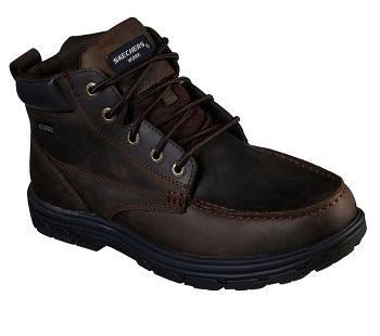 Brown Skechers Relaxed Fit: Vicksburk - Gentain WP | 4886A_USA