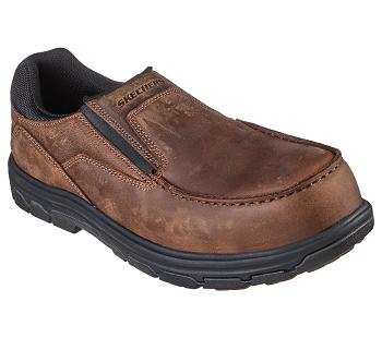 Brown Skechers Vicksburk - Rubustle Comp Toe | 5436K_USA