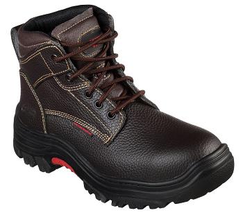 Brown Skechers Work: Burgin - Tarlac ST | 24578_USA