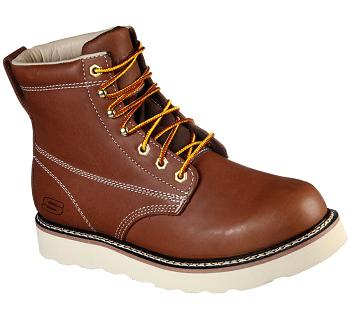 Brown Skechers Work: Pettus - Lebaum | 2782A_USA