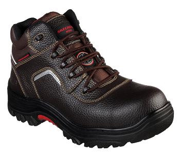 Brown Skechers Work Relaxed Fit: Burgin - Sosder Comp Toe | 24820_USA