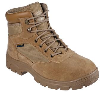 Brown Skechers Work Relaxed Fit: Wascana - Millit WP | 26570_USA