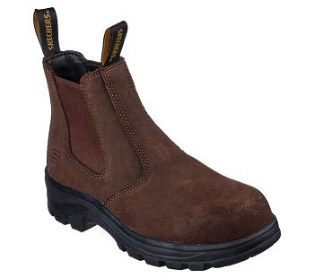 Brown Skechers Workshire - Jannit Comp Toe | 5696K_USA