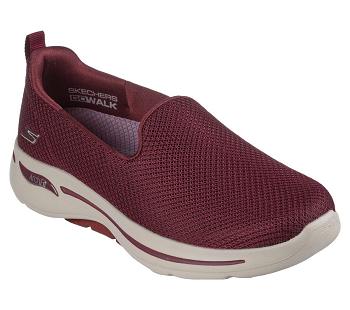 Burgundy Skechers GO WALK Arch Fit - Grateful | 6274L_USA