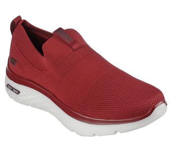 Burgundy Skechers GOwalk Hyper Burst - Manchester | 45314_USA