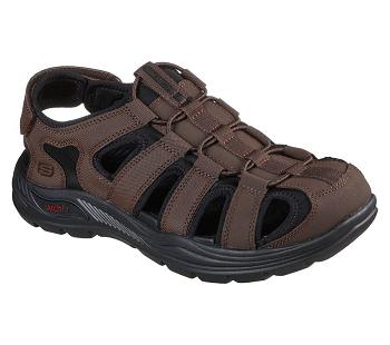 Chocolate Skechers Arch Fit Motley SD - Verlander | 6083Q_USA