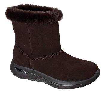 Chocolate Skechers GOwalk Arch Fit - Embrace | 1291D_USA