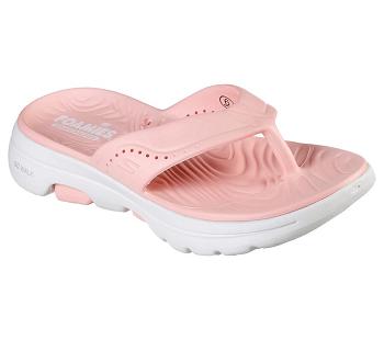 Coral Skechers Foamies: GO WALK 5 - Fall for It | 4330L_USA