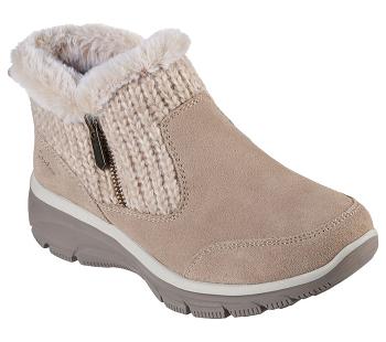 Dark Beige Skechers Relaxed Fit: Easy Going - Warmhearted | 1452B_USA