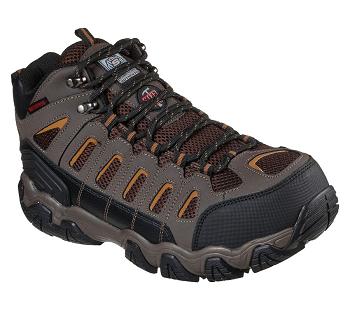 Dark Brown Skechers Work: Blais - Bixford ST | 2593E_USA