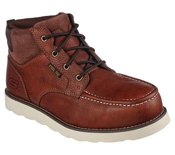 Dark Brown Skechers Work: Kadmiel - Kaed ST | 27438_USA