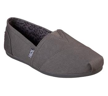 Dark Grey Skechers BOBS Plush - Peace and Love | 3149P_USA