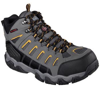 Dark Grey Skechers Work: Blais - Bixford ST | 2582L_USA
