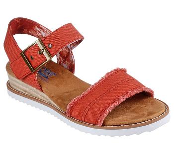 Dark Red Skechers BOBS Desert Kiss - Adobe Princess | 5180L_USA