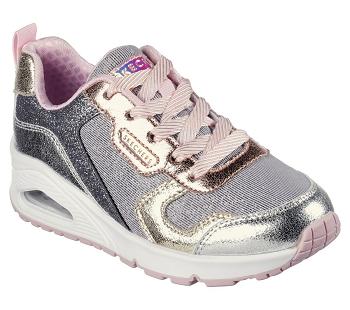 Gold Skechers Uno - Metallic Remix | 63450_USA