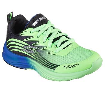 Green / Blue Skechers Razor Grip - Sonictron | 1895D_USA