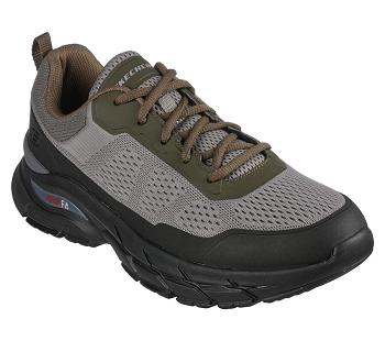 Grey / Black Skechers Arch Fit Baxter - Pendroy | 1732C_USA
