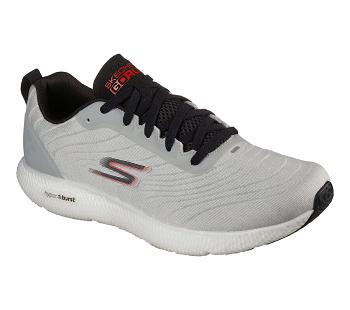 Grey / Black Skechers GO RUN 8 - Bionic | 49253_USA