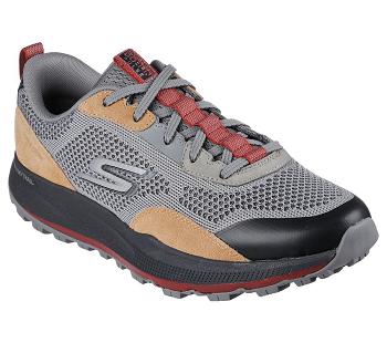 Grey / Black Skechers GO RUN Pulse | 45378_USA