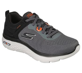 Grey / Black Skechers GO WALK Hyper Burst | 59140_USA
