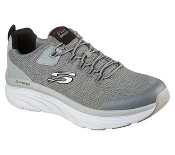 Grey / Black Skechers Relaxed Fit: D'Lux Walker - Pensive | 58898_USA