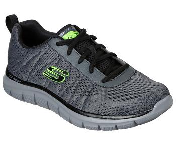 Grey / Black Skechers Track - Moulton | 42390_USA