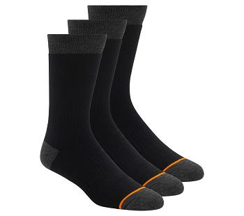 Grey / Black Skechers Wool Blend Work Crew - 3 Pack | 2125E_USA