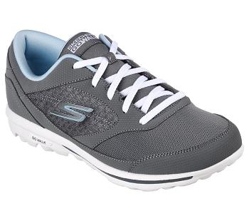 Grey / Blue Skechers GO WALK Classic | 6023D_USA
